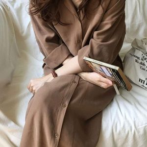 EUC- Brown Maxi Dress